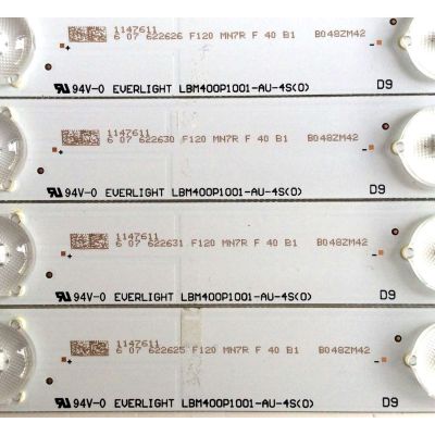 KIT DE LED`S PARA TV (4 PIEZAS) / HISENSE 1147611 / LBM400P1001-AU-3S(0) / LBM400P1001-AU-4S(0) / PANEL'S HD400DF-E32\B1\S2\GM\ROH / HD400DF-E32\S5\GM\ROH / MODELO 40H5B - Imagen 6